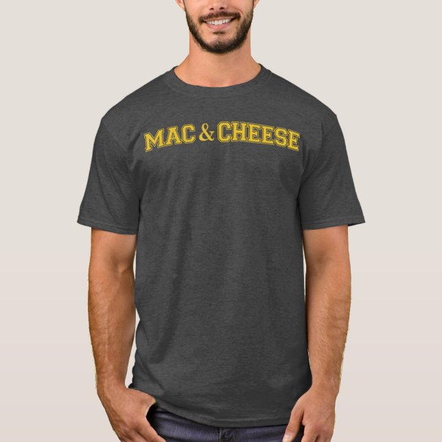 Camiseta Amantes de MAC CHEESE Comida Macarrão engraçado fo (Frente)