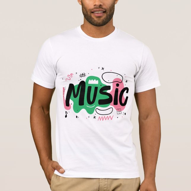 Camiseta Amantes de música (Frente)