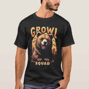Camiseta Amantes de os animais de ursos grisalhos
