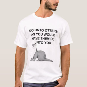 Camiseta Amantes de os animais engraçados adoram lontras