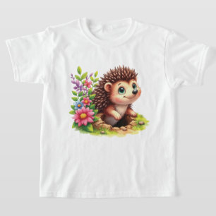 Camiseta Amantes de ouriços fofos do campo