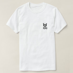 Camiseta Amantes de Pandas Fofos Pandas Bebês Kawaii no Bol