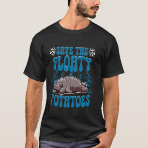 Camiseta Amantes de peixes-bois Manatins Salve As Batatas F