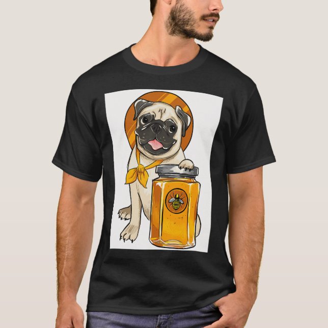 Camiseta Amantes de Pugs Fofos (Frente)