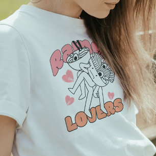 Camiseta Amantes de Ramen Retrô Macarrão Cartoon Preto Bran