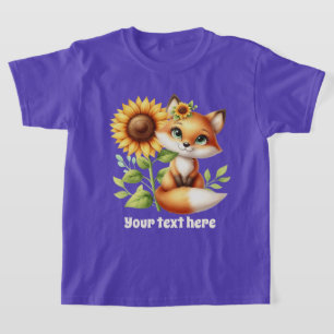 Camiseta Amantes de raposa cúbica personalizáveis