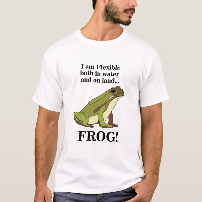 Camiseta Amantes de Rãs Engraçados (Frente)