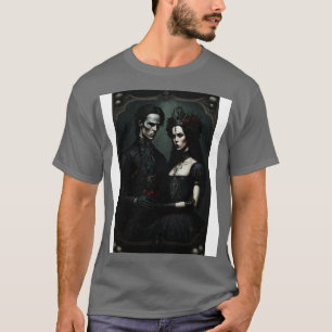 Camiseta Amantes de Tarot do Estilo do gótico