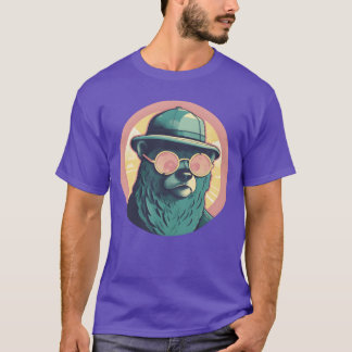 Camiseta Amantes de Ursos Estilo Retro engraçado