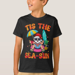 Camiseta Amantes de Verão de Julho Praia Santa Tis O Mar-so