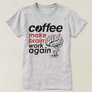 Camiseta Amantes de viciados em café