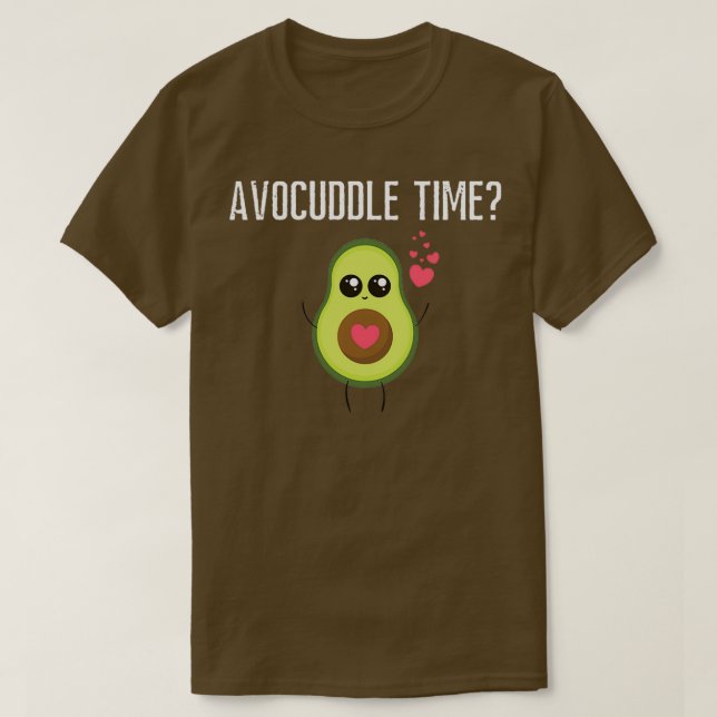 Camiseta Amantes do AvoCuddle Time Avocado (Frente do Design)
