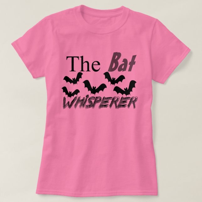 Camiseta Amantes do bastão o rosa do Whisperer do bastão (Frente do Design)