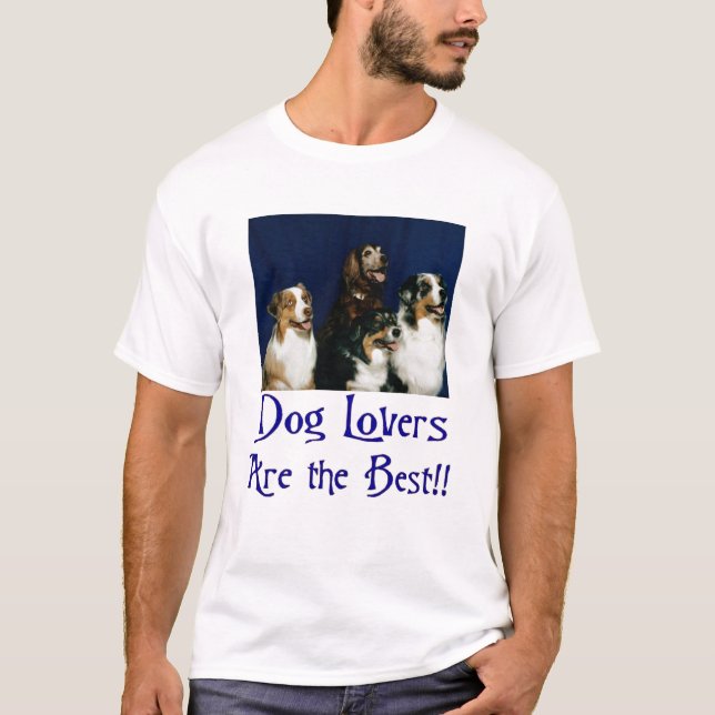 Camiseta Amantes do cão (Frente)