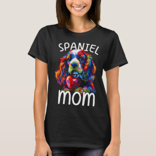 Camiseta Amantes do Cocker Spaniel Mãe do Cocker Spaniel