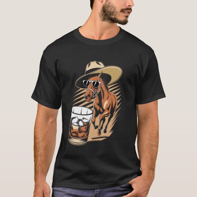 Camiseta Amantes do Dia das Corridas de Cavalos (Frente)