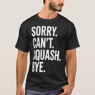 Camiseta Amantes do Esporte de Squash Divertido