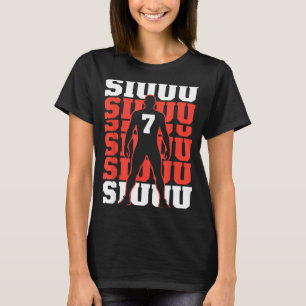 Camiseta Amantes do Futebol Siuuuu Jogador de Futebol
