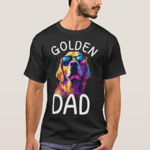 Camiseta Amantes do Golden Retriever Pai do Golden Retrieve