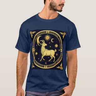 Camiseta Amantes do horóscopo de Capricórnio Dourado, busca