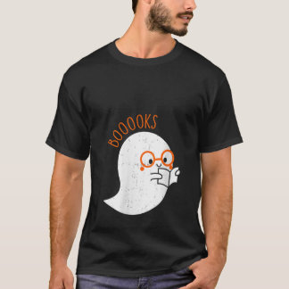 Camiseta Amantes do Livro Retro Fantasma de Leitura de Livr