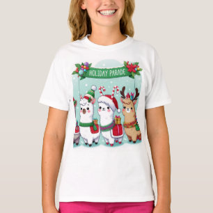 Camiseta Amantes do Natal de Llamas