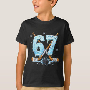 Camiseta Amantes do Patinação Número Seis 7 Gotejamento Hóq