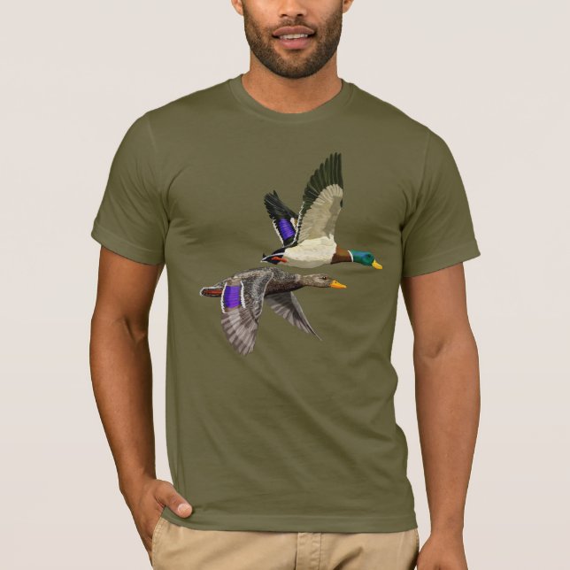 Camiseta Amantes do Pato de Mallard (Frente)