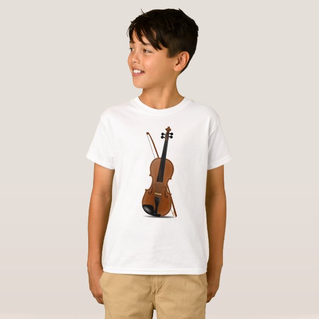 Camiseta Amantes do violino, t-shirt musical dos (Frente Completa)