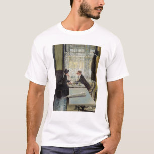 Camiseta Amantes em um café