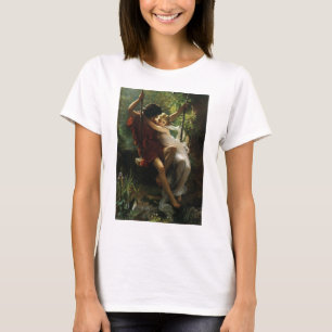 Camiseta Amantes em um Swing. Primavera por Pierre Auguste