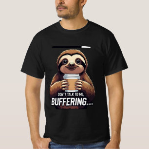 Camiseta Amantes Engraçados De Café Com Buffer De Lama