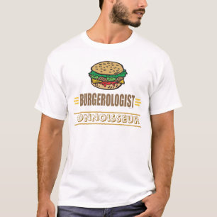 Camiseta Amantes Engraçados Hamburger