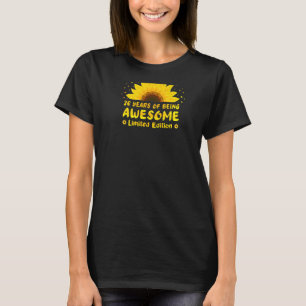 Camiseta Amantes Florais de Girassol, de 26 anos, Nascer 19