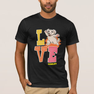 Camiseta Amantes malteses adoram cor
