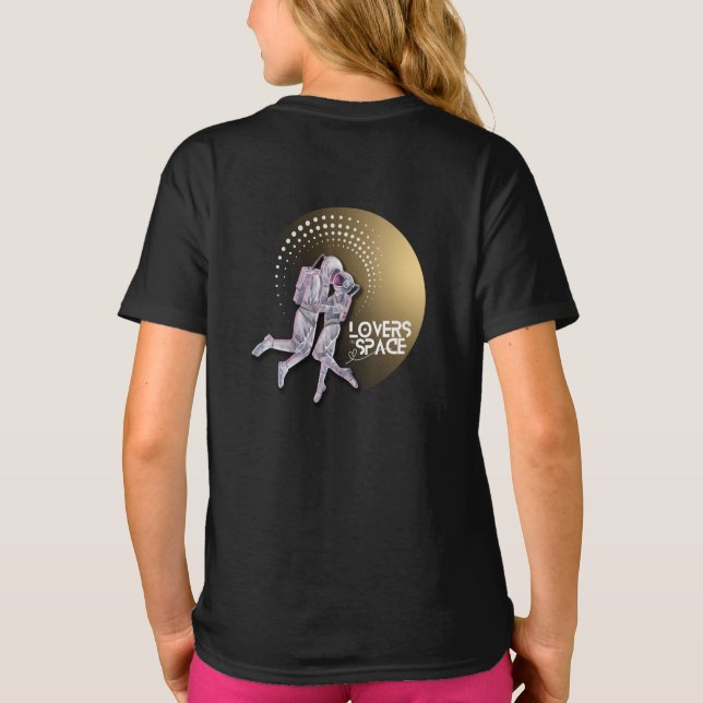 Camiseta Amantes no espaço (Verso)
