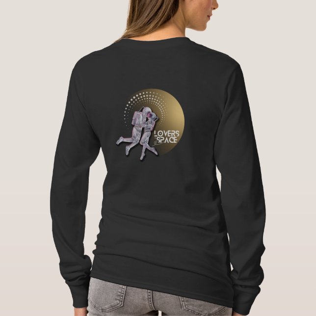 Camiseta Amantes no espaço (Verso)
