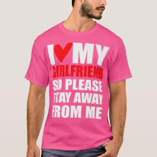Camiseta Amantes para o namorado I coração meu namorada fic