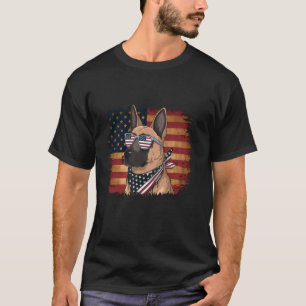 Camiseta Amantes Patrióticos do Malinois Belga