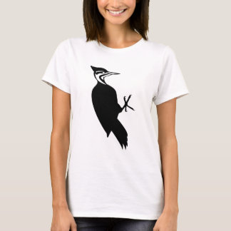 Camiseta Amantes preto e branco do pica-pau