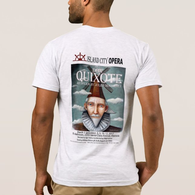 Camiseta AmApparelBasicMens Don Quixote (Verso)