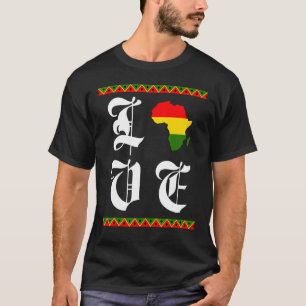 Camiseta Amar a História Negra Africana Mês Afro-Americano
