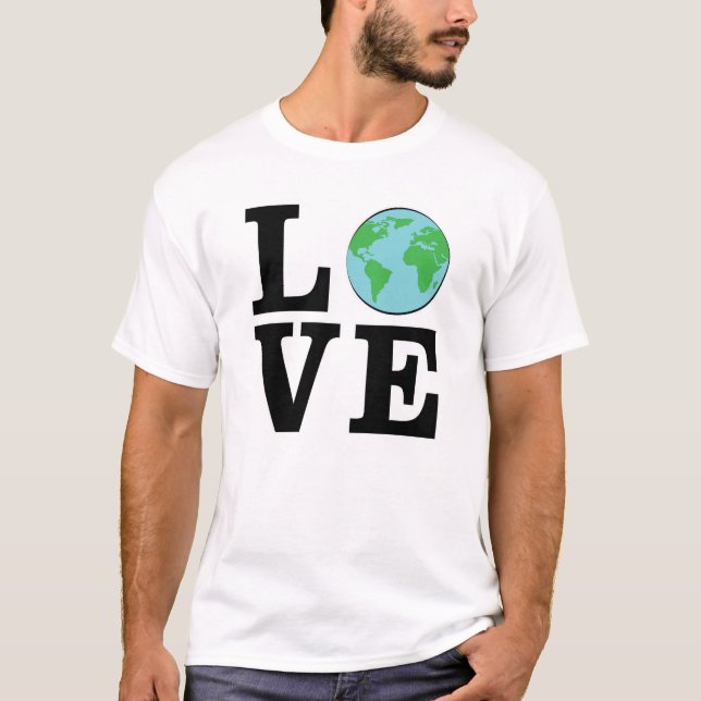 Camiseta Amar a Terra - Ativismo (Frente)