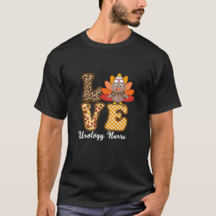Camiseta Amar A Urologia de Ação de Graças Enfermeira Turqu
