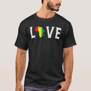 Camiseta Amar África História Negra Mês África American