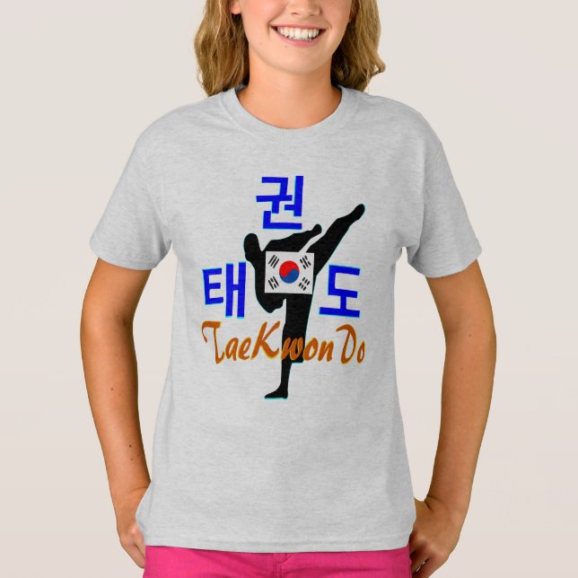 Camiseta ▪ ☯ ✔ Amar Arte Marcial Coreana TaeKwonDo Fabuloso (Frente)