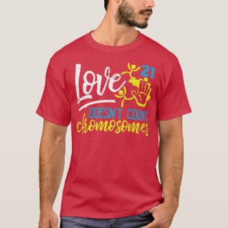 Camiseta Amar bondade Abaixar Síndrome Sensibilização