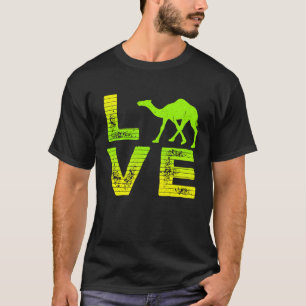 Camiseta Amar Camelos Meninosmeninas Amam Camelos Deserto