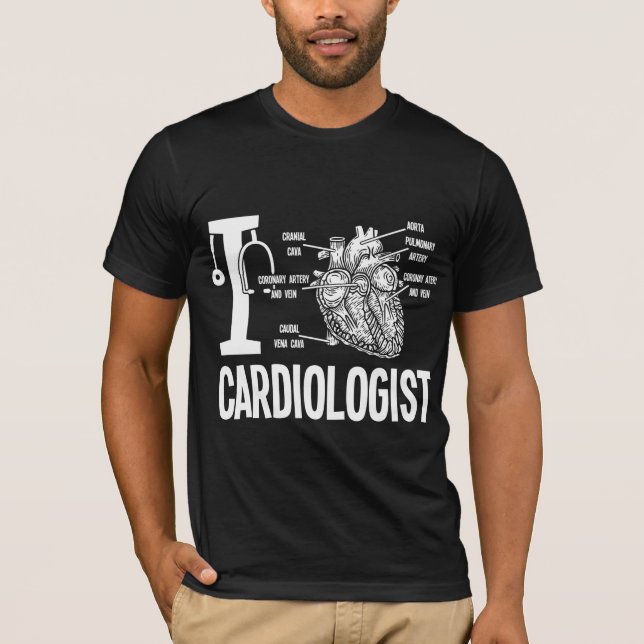 Camiseta Amar Cardiologista Anatomia Cardíaca Cardiologia M (Frente)