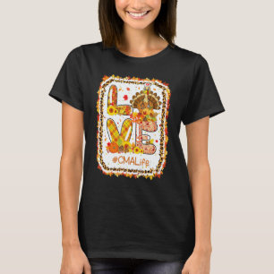 Camiseta Amar CMA Vida Peru Outono Dia de Ação de Graças En